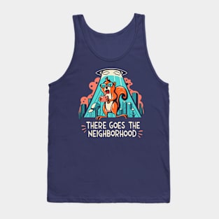 UFO Squirrel Tank Top